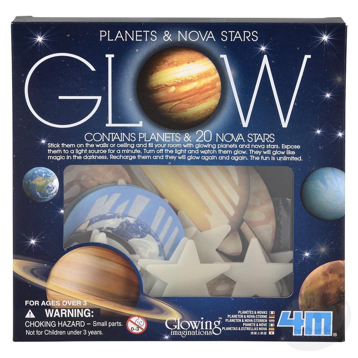 4M Glow In The Dark Planets & Nova Stars