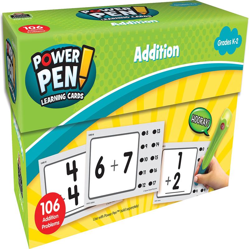 Addition Power Pen Cards Gr K-2