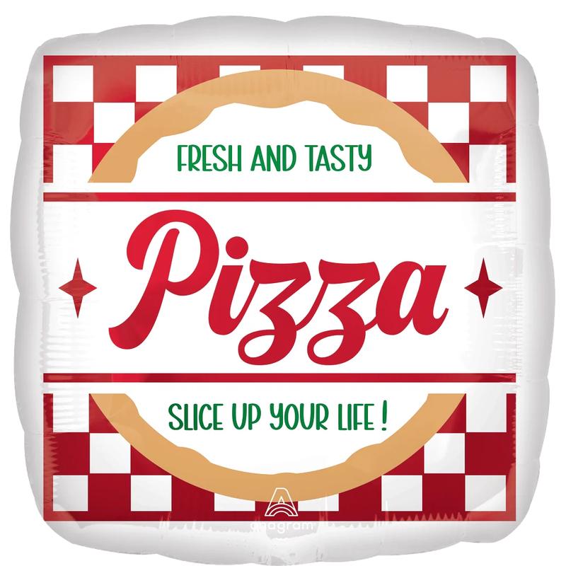 Anagram Pizza Party 17 inch Foil Balloon 1ct