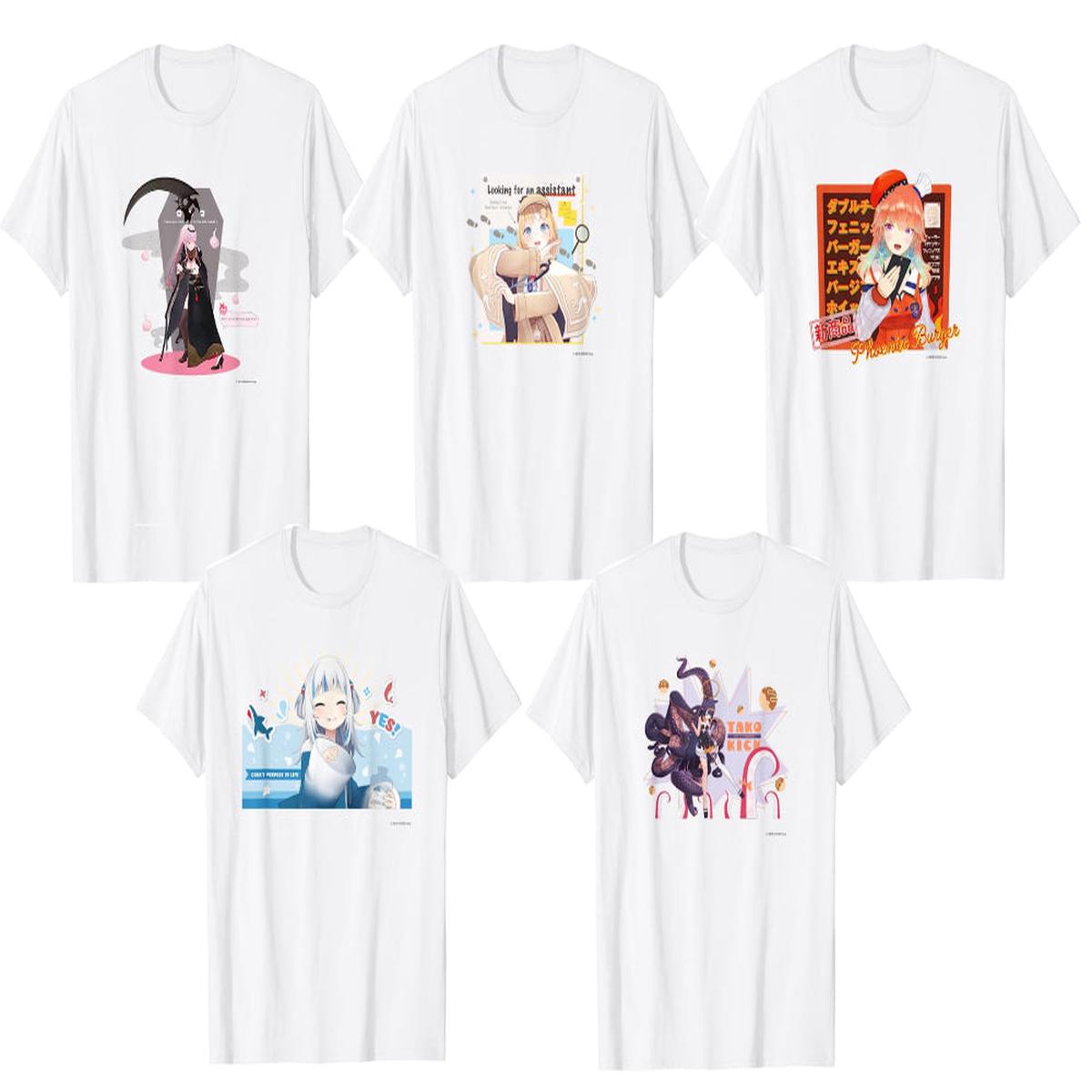 Hololive T-shirt Vol.9 - Hololive EN Watson Amelia (Men) 3XL