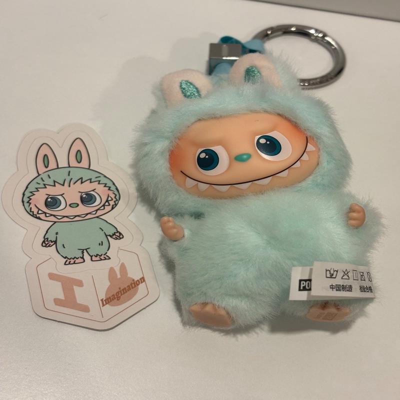 I - The Monsters Labubu Pin for Love Plush Pendant
