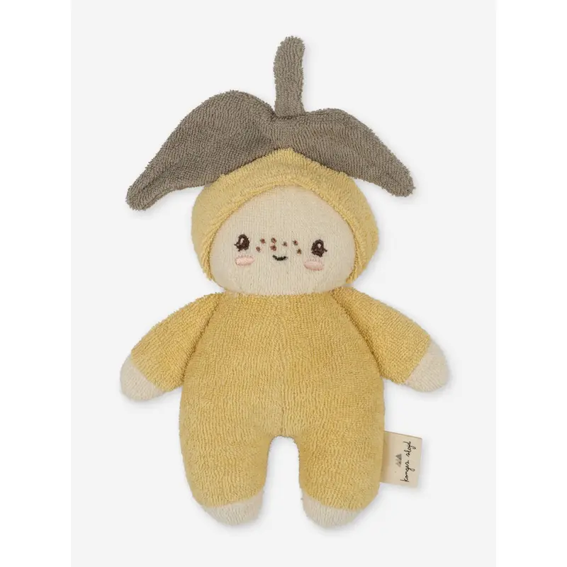 Konges Sljd Baby Mini Lemon Soft Toy in Yellow