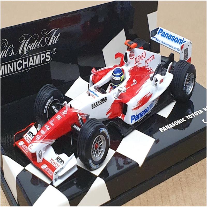Minichamps 1/43 Scale 400 040016 - F1 Panasonic Toyota TF104 C. Da Matta