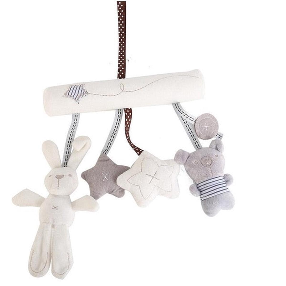 Soft Infant Crib Bed Stroller Toy - P Car Hanging