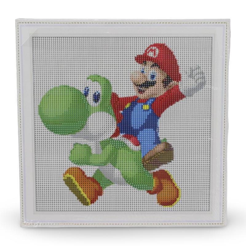 Diamond Painting Art Kit  Super Mario Portrait 3030 cm