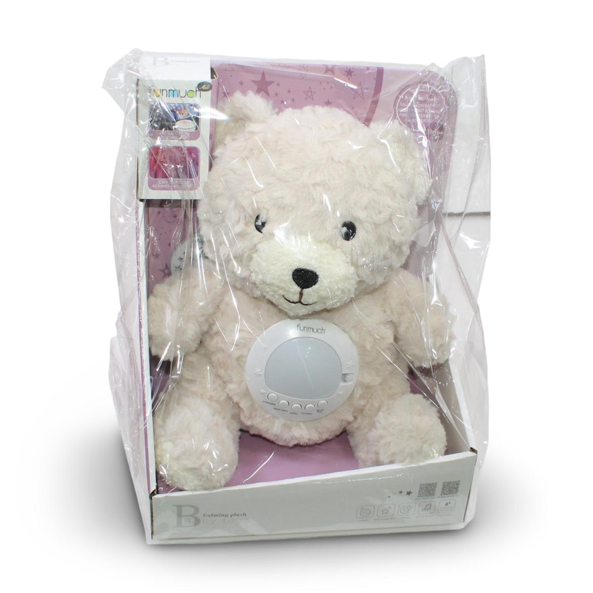 Funmuch Teddy Bear Baby Sleep Plush Projector Toy