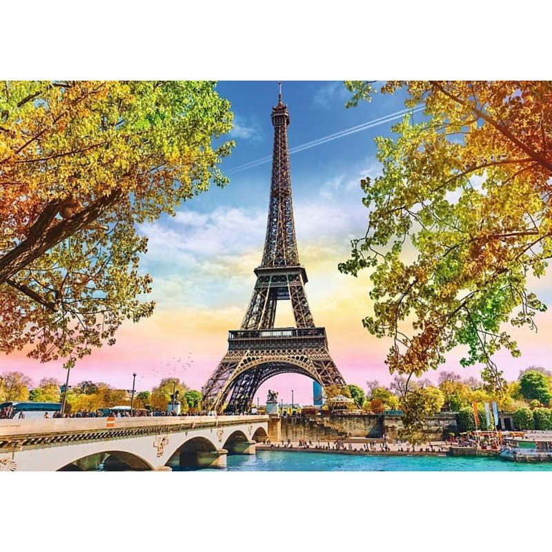 Trefl Romantic Paris, France Jigsaw Puzzle (500-Piece)  A Perfect Relaxing Challenge