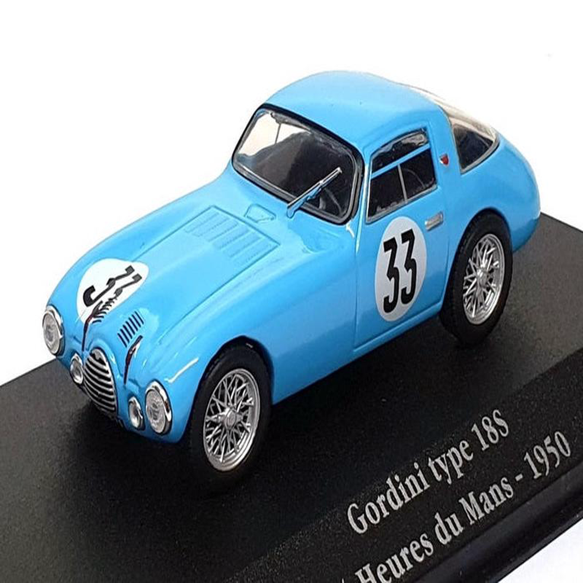 Atlas Editions 143 Scale 2 235 013 8211 Gordini Type 18S 33 24H LM 1950 8211 Lt Blue