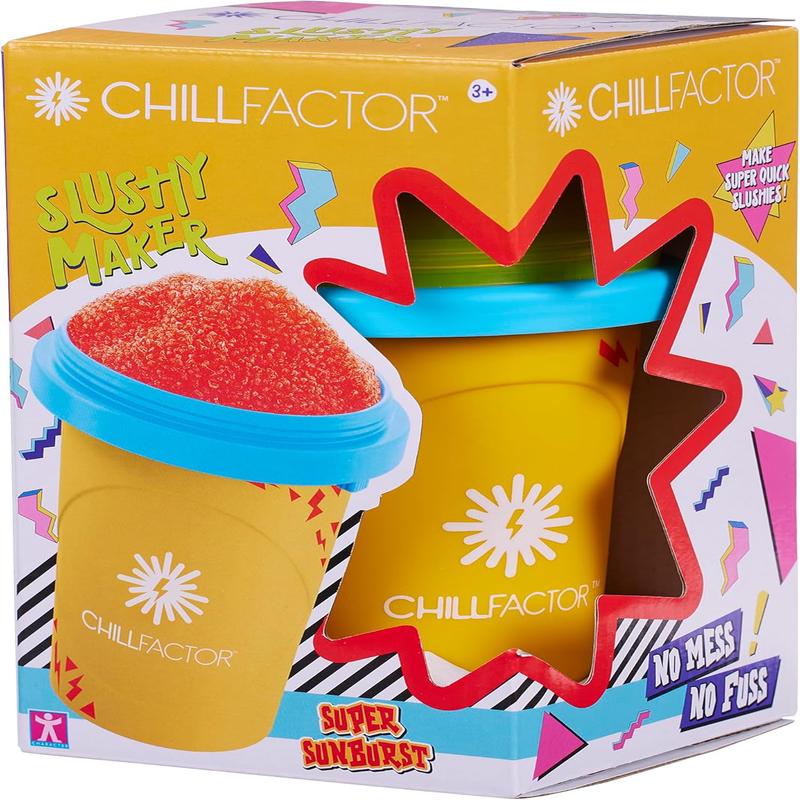 Chill Factor Colour Shock - Super Sunburst, Slushy Maker Cup, Homemade Slushies