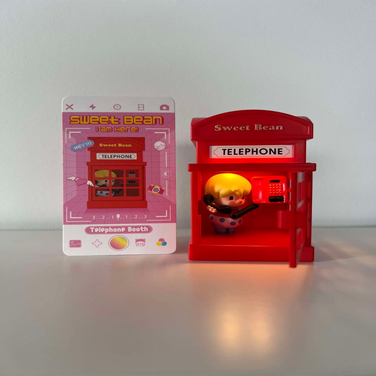 Telephone Booth - Sweet Bean I Am Here Series by POP MART