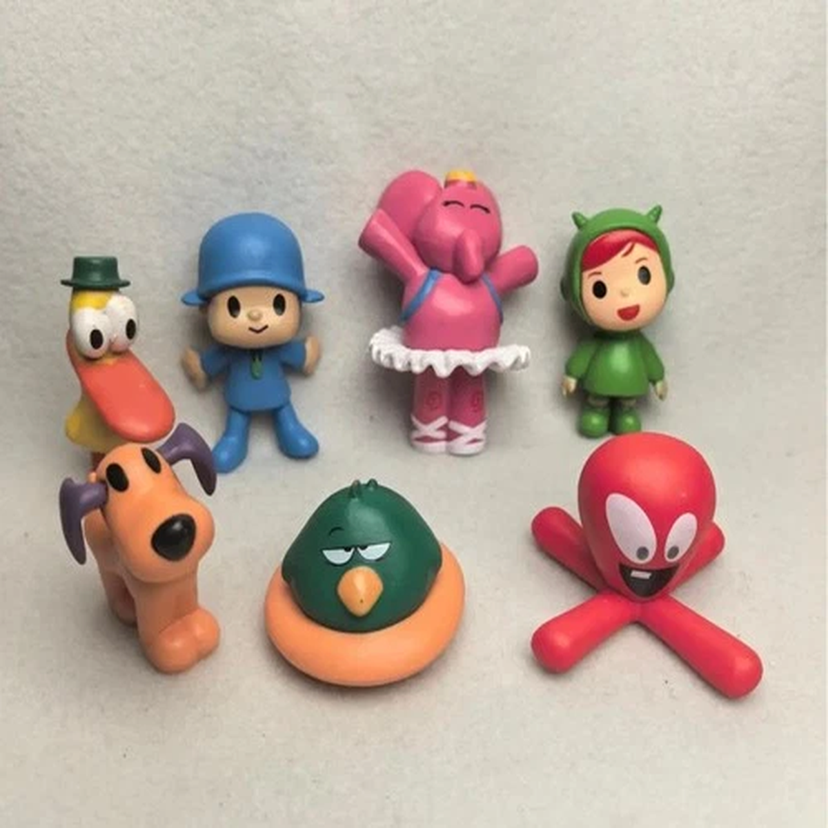 7pcs Cartoon Pocoyo Zinkia Action Figures Kids Toy Gift New