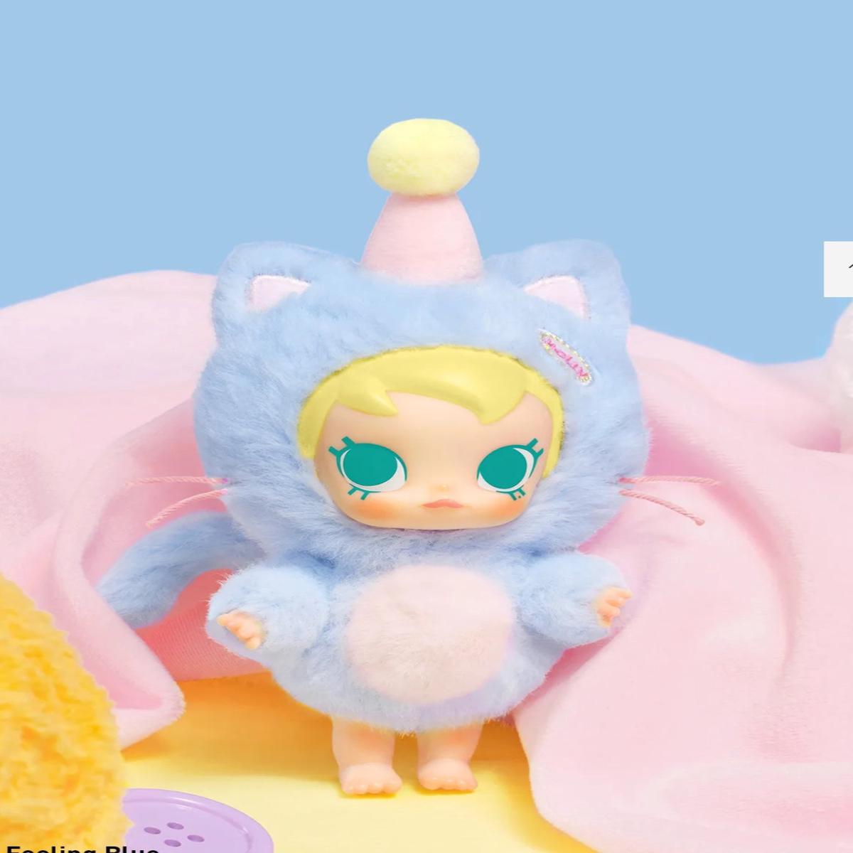 Feeling Blue - Baby Molly Pocket Friends Series - Vinyl Plush Pendant Blind Box by POP MART