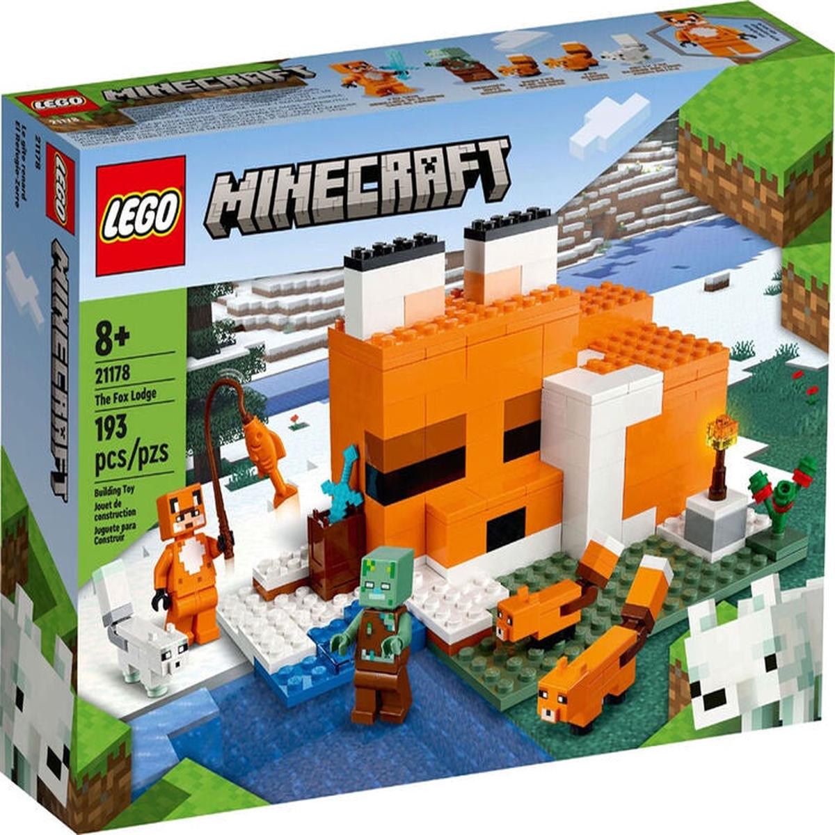LEGO Minecraft (21178) - The Fox Lodge (193 Pieces)