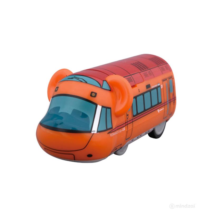 Odakyu 70000 Series GSE Bearbrick Train by Medicom Toy