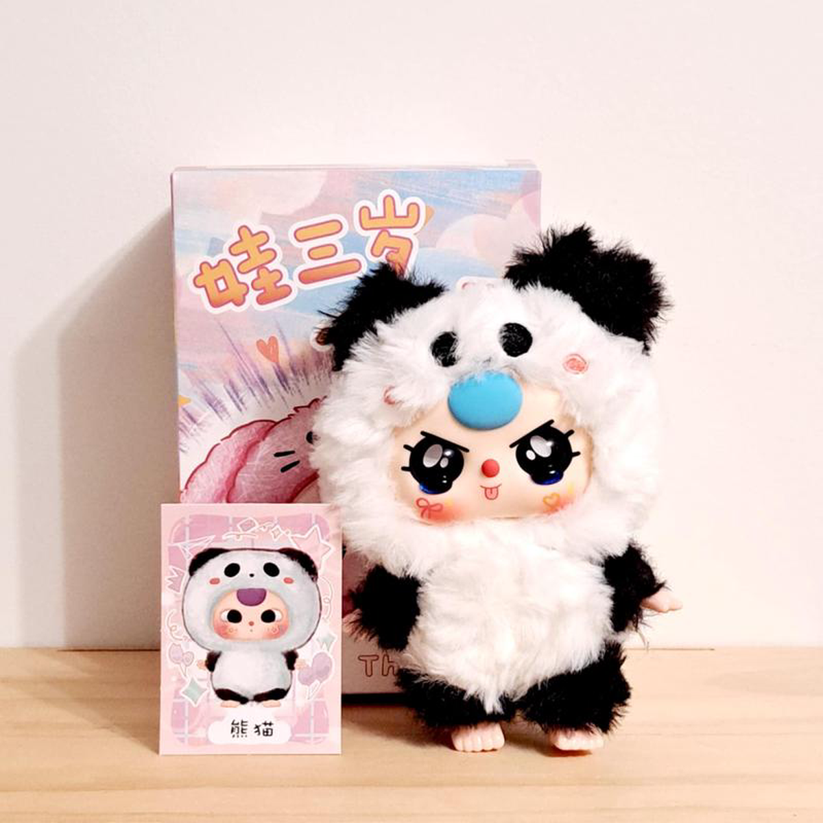 Panda (blue hair crying eyes) 8211 Third Generation V3 Mini 8211 Baby Three