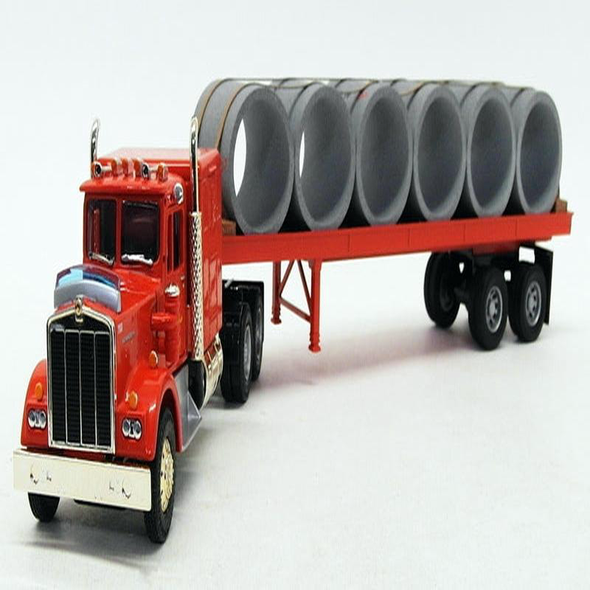 Corgi 150 Scale US55706 Kenworth W925 038 Culvert Load On Flatbed Trailer