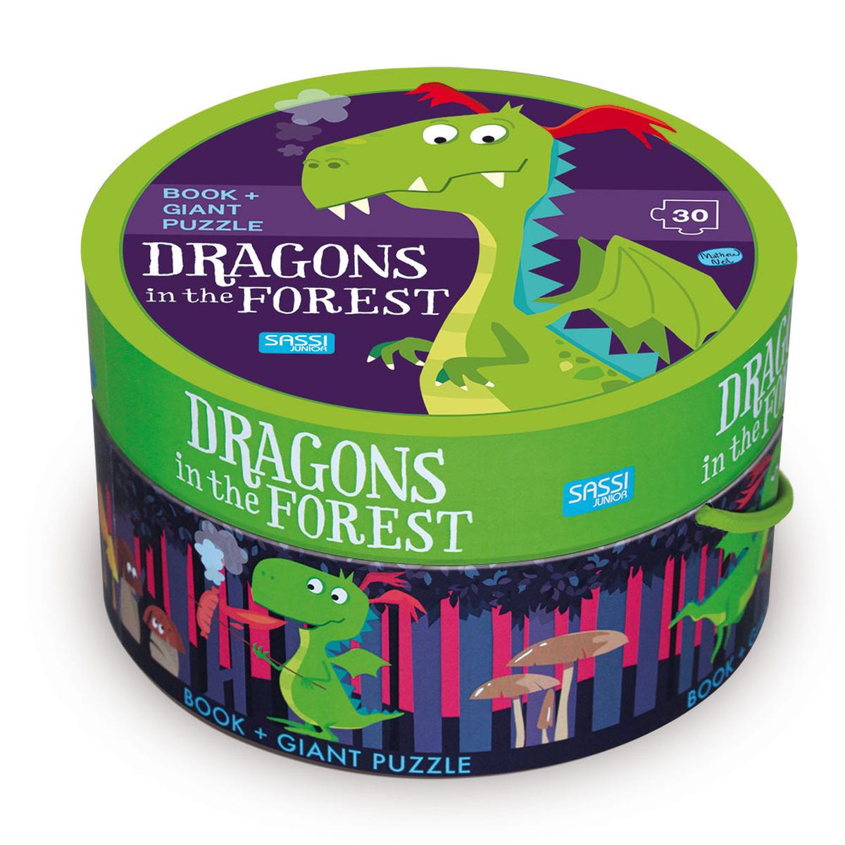 Dragons In The Forest Book + Giant Puzzles