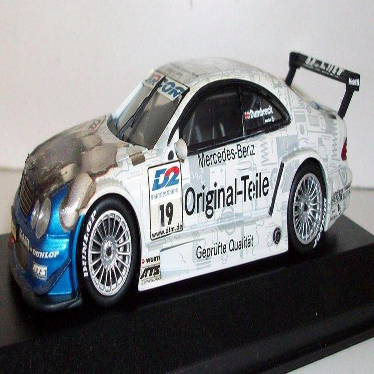 Minichamps 1/43 Scale - 430 003719 Mercedes Benz CLK DTM 2000 Dumbreck