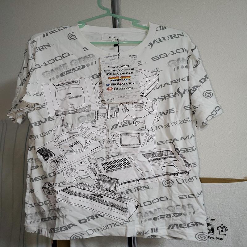 SEGA tshirt "sega console history" (size M) -  official licensed sega product
