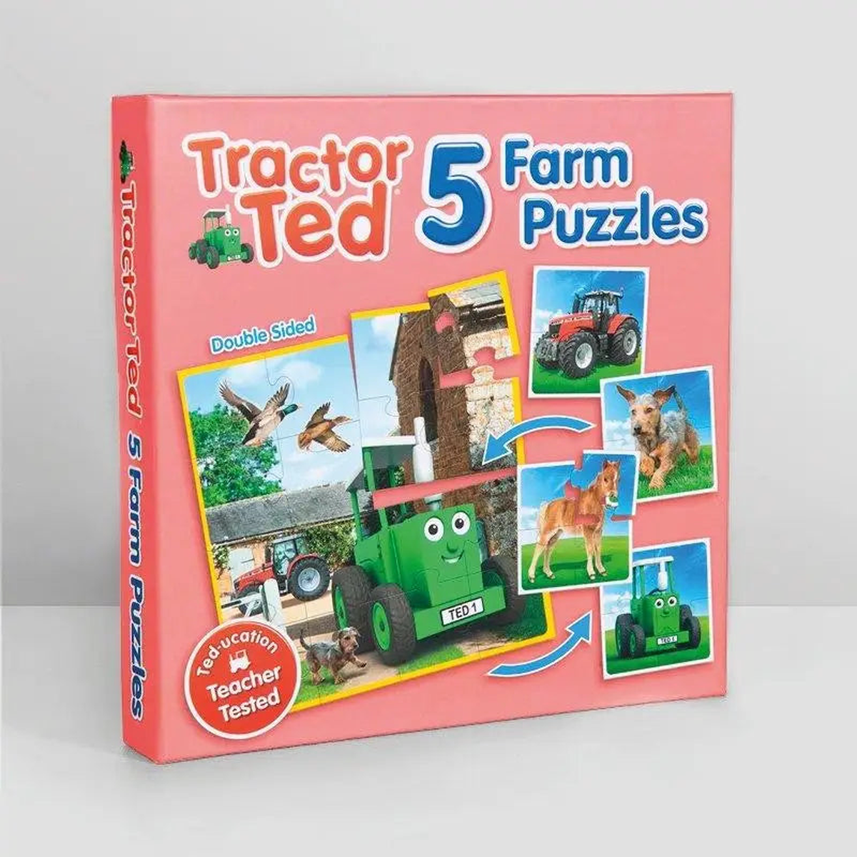 Tractor Ted Farm Jigsaw Puzzles - 5 Pack