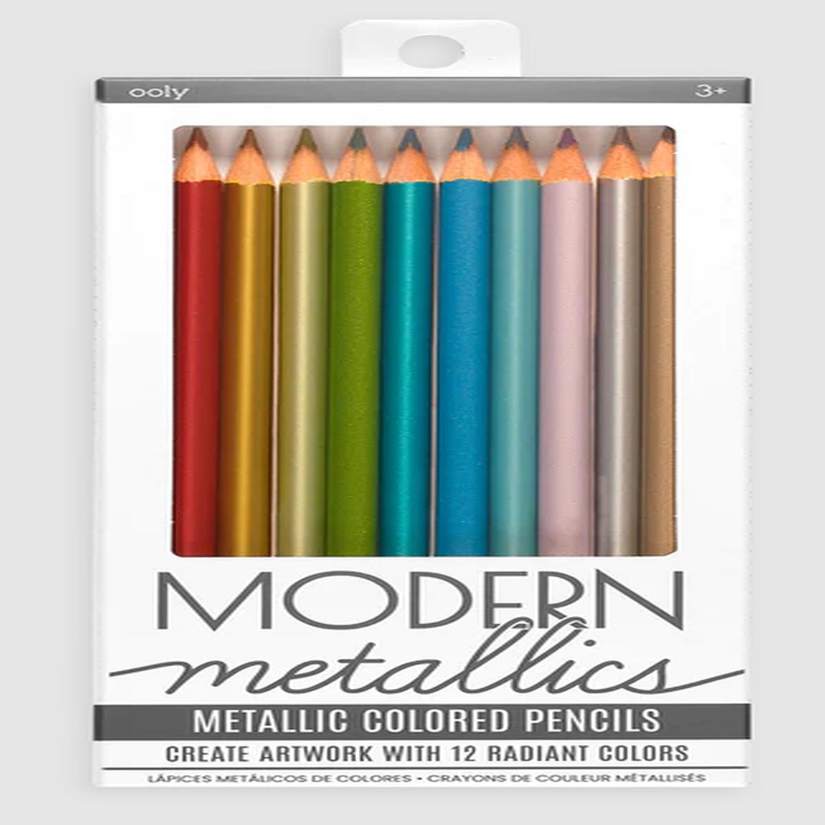 Colored Pencils Modern Metallic Set of 12