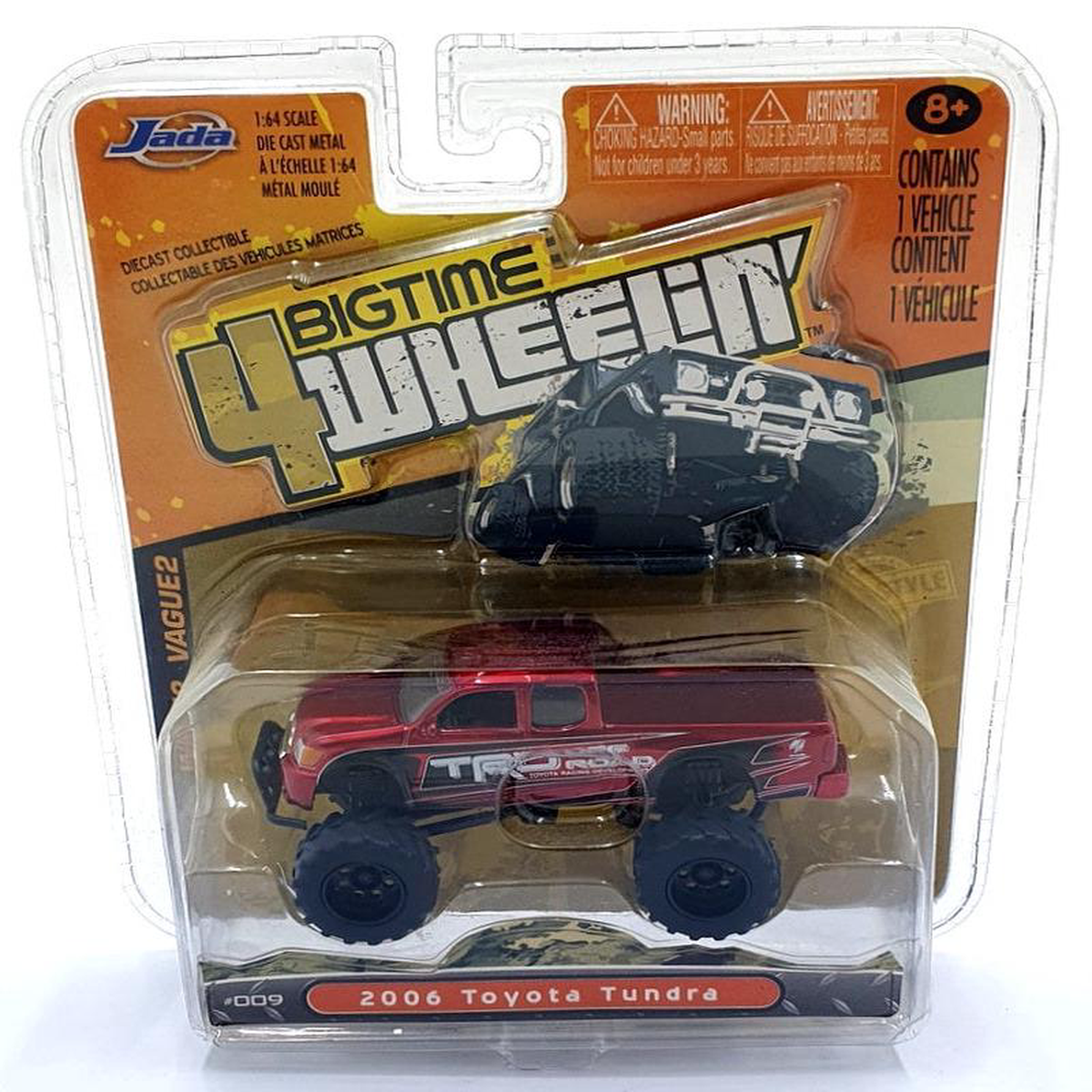 Jada 4Wheelin 164 Scale 14013 8211 2006 Toyota Tundra 8211 Met RedBlack
