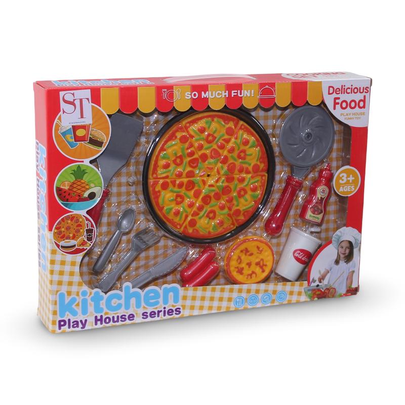 Pretend Play Pizza and Accessories Set