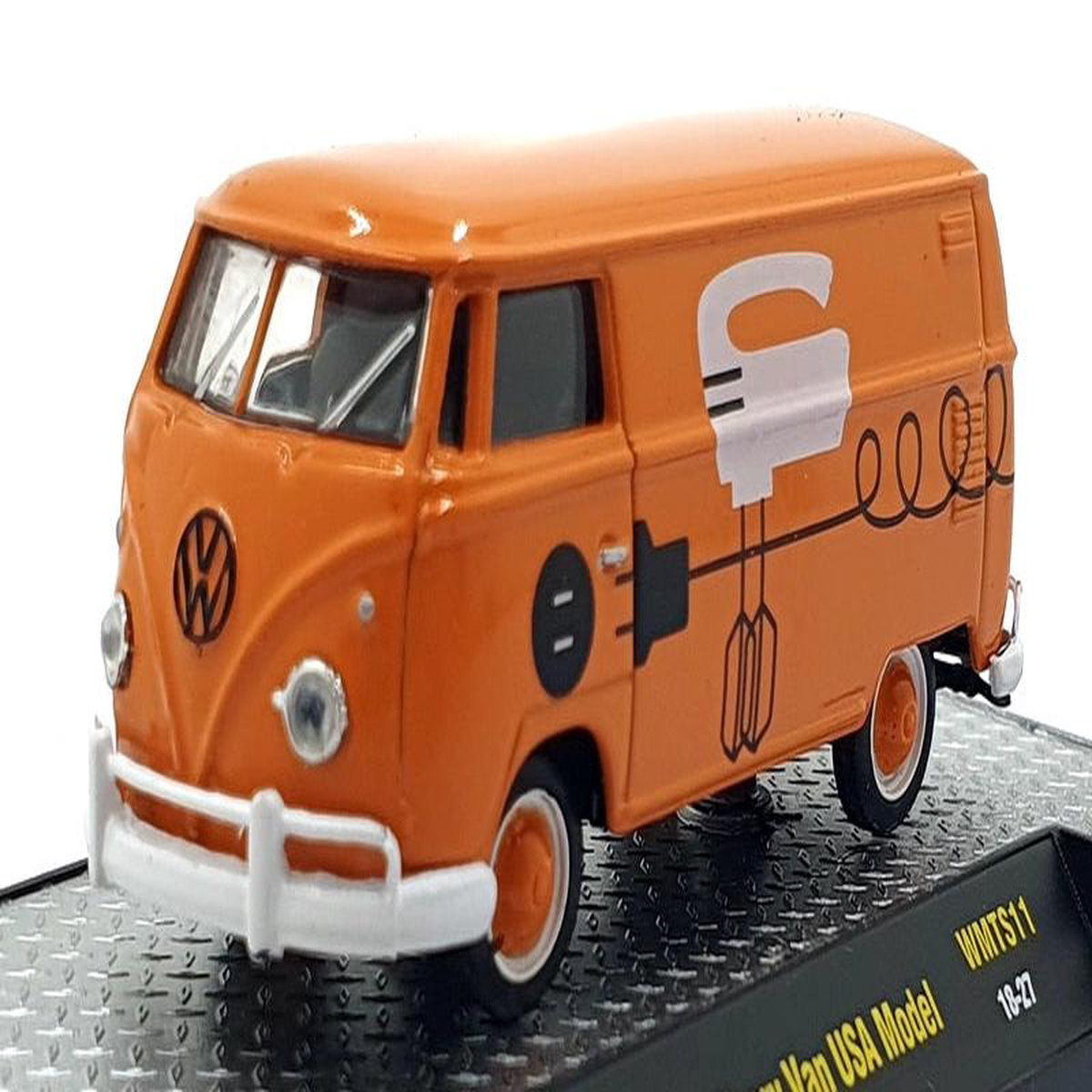 Castline M2 Machines 164 Scale WMTS11 27 1960 VW Delivery Van USA Model Orange
