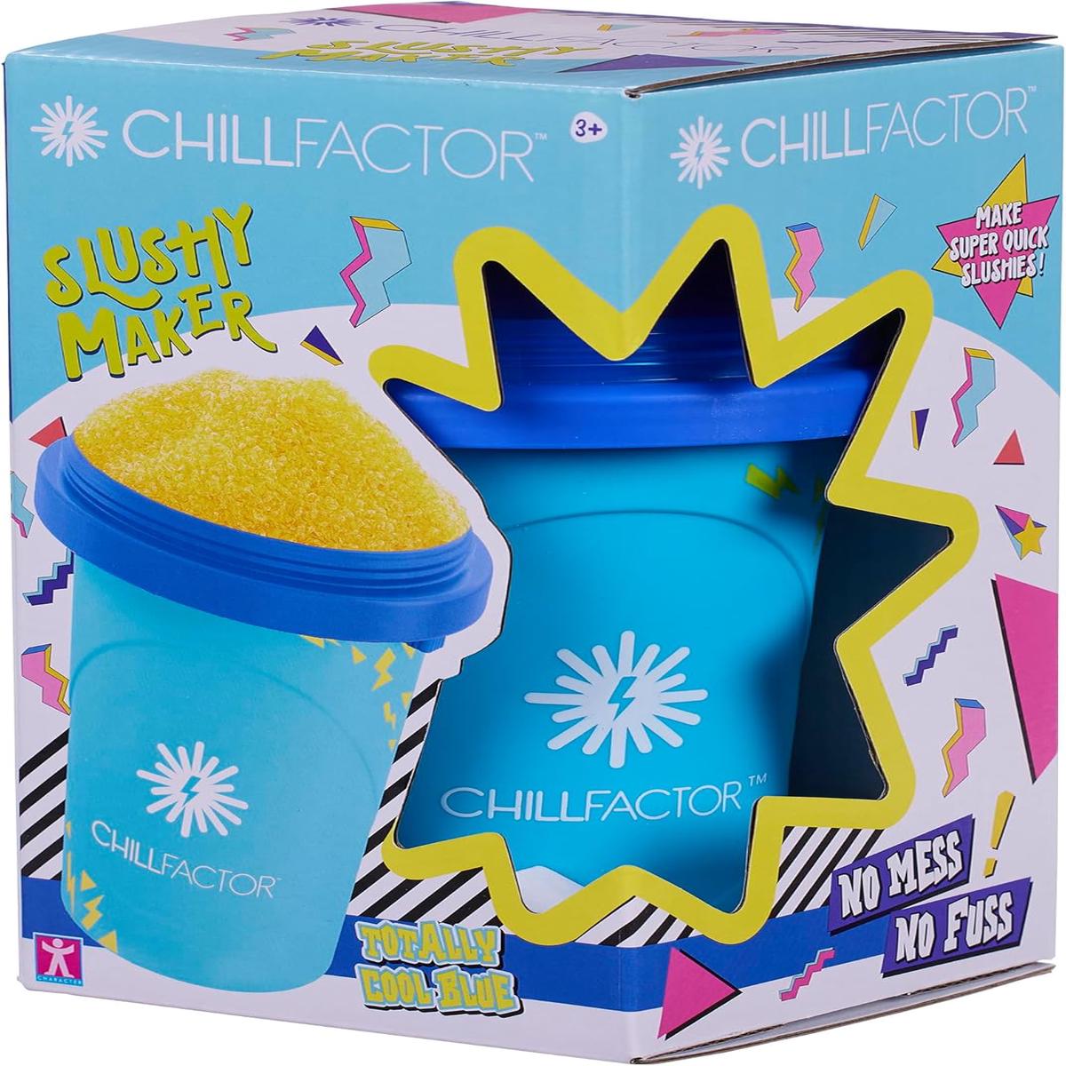 Chill Factor Colour Shock - Totally Cool Blue, Slushy Maker Cup, Homemade Slushies