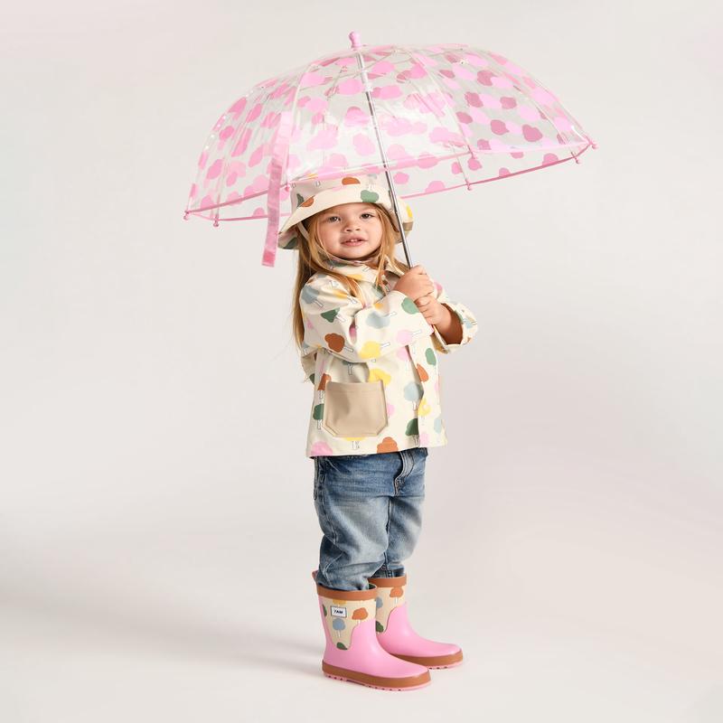 Pink Cloud Print Umbrella