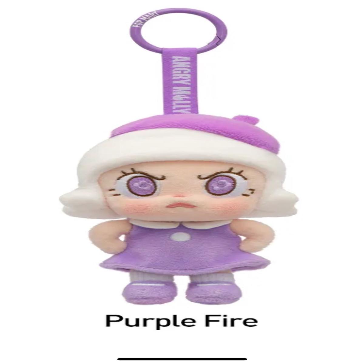 Purple Fire - Angry Molly Energy Series Plush Pendant by POP MART