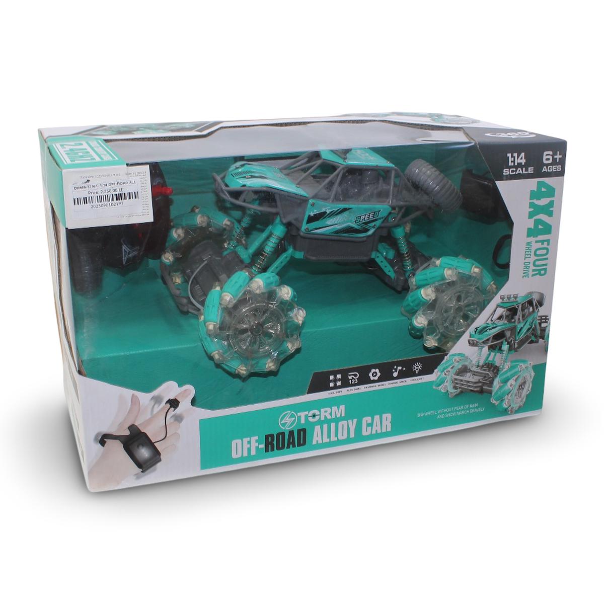 Remote Control 1:14 Scale Off-Road Alloy Car with USB Charger