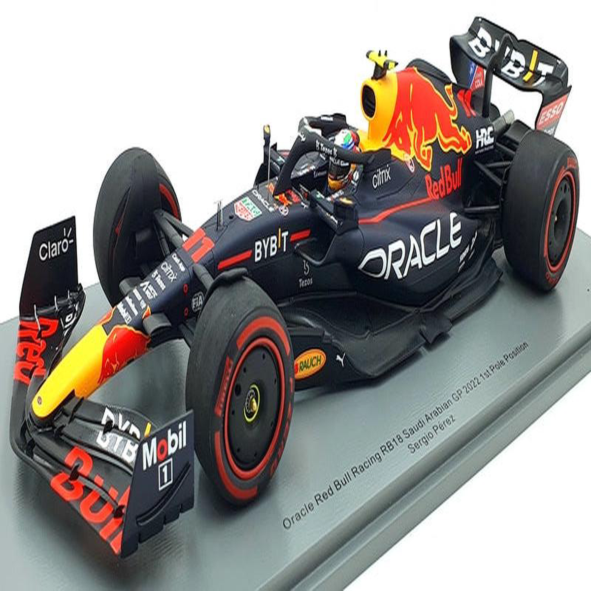 Spark 118 Scale 18S755 Oracle Red Bull RB18 Saudi Arabia 2022 Pole Perez 11
