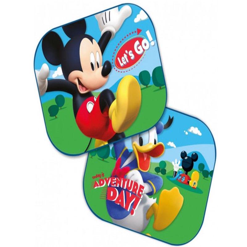 2 X Mickey And Donald Car Window Sun Shades