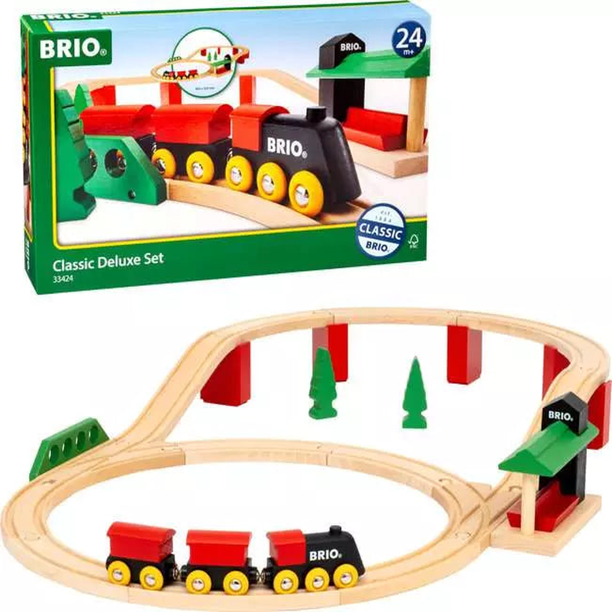 Classic Deluxe Train Set (by Brio)