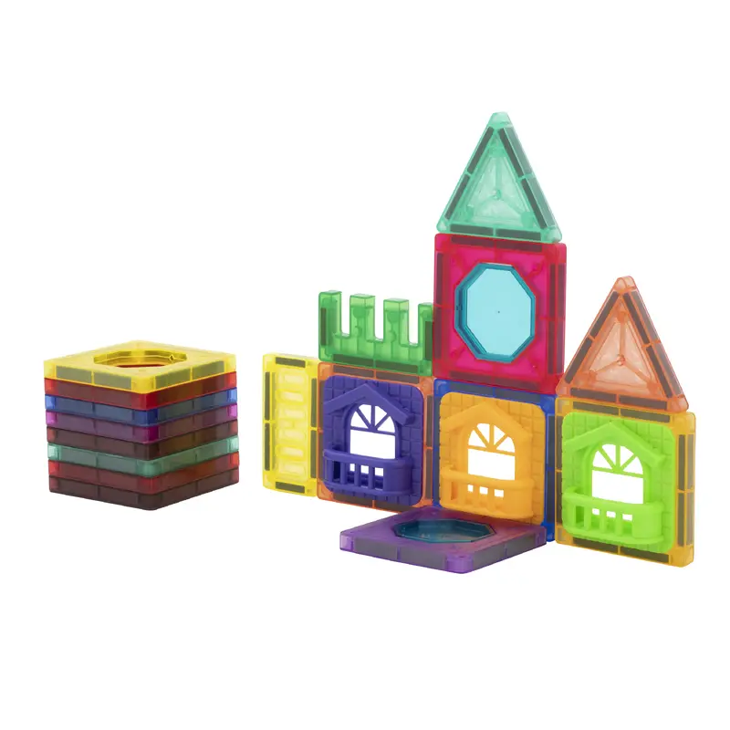 edu-matic Mini-Mags 20 Piece Magnetic Tiles Set