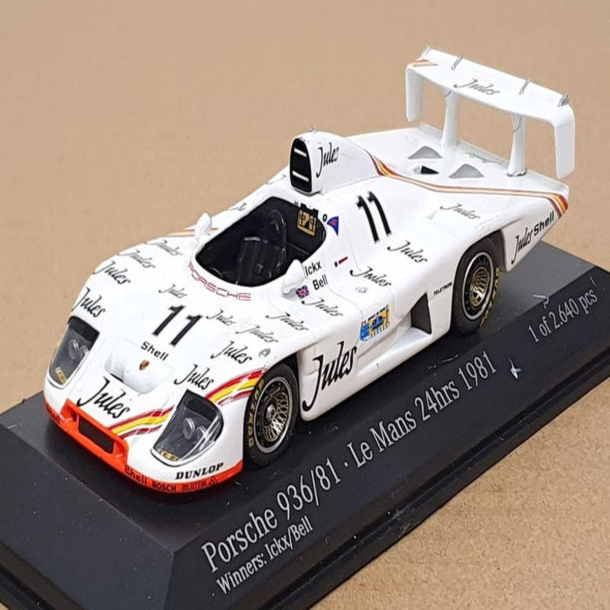 Minichamps 143 Scale 430 816911 8211 Porsche 93681 11 Winner 24H Le Mans 1981