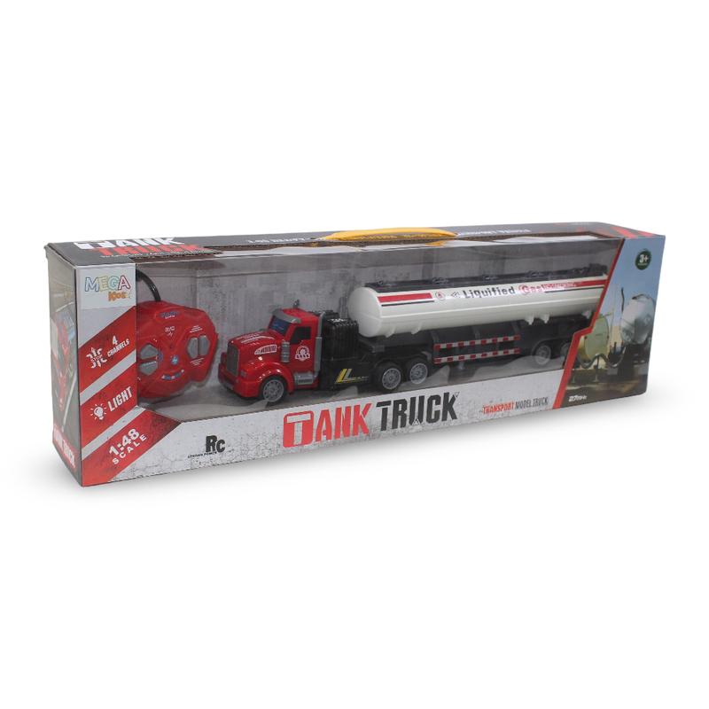 Mega 1:48 Scale Remote Controlled Tank Truck Toy
