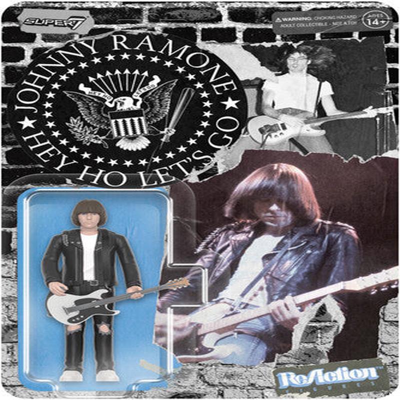 RAMONE, JOHNNY / SUPER7  JOHNNY RAMONE (WHITE SHIRT) ReACTION