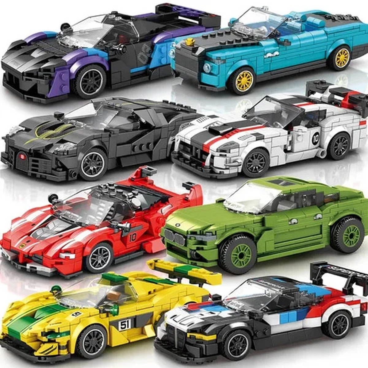 Speed Champions Series Racing Sports Supercar Building Blocks Set Toys gift