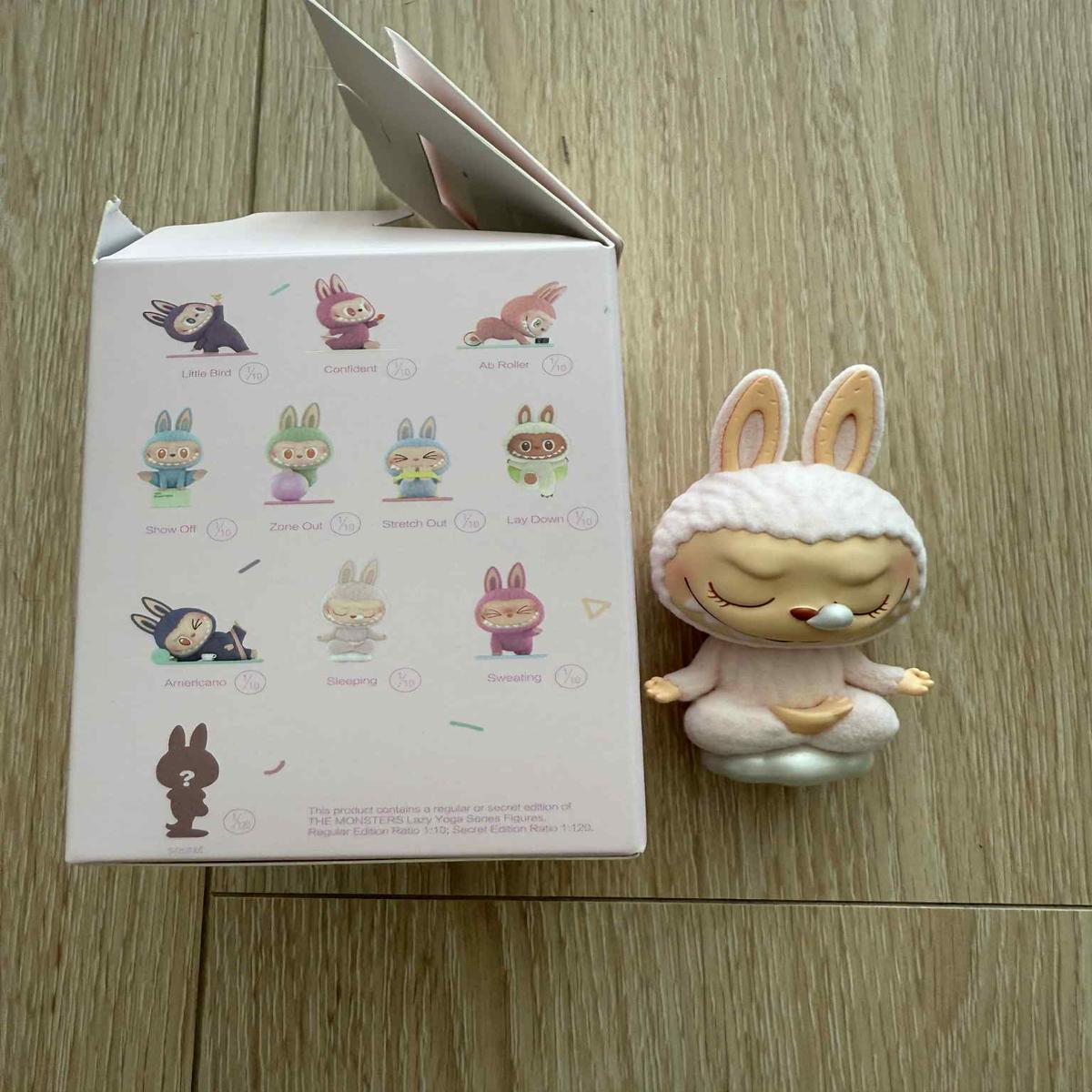 Sleeping - Labubu THE MONSTERS Lazy Yoga Series Figure by POPMARt