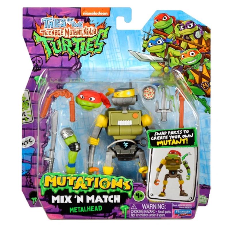 ** HALF PRICE ** TEENAGE MUTANT NINJA TURTLES 83810 MIX ‘N MATCH MUTATIONS METALHEAD