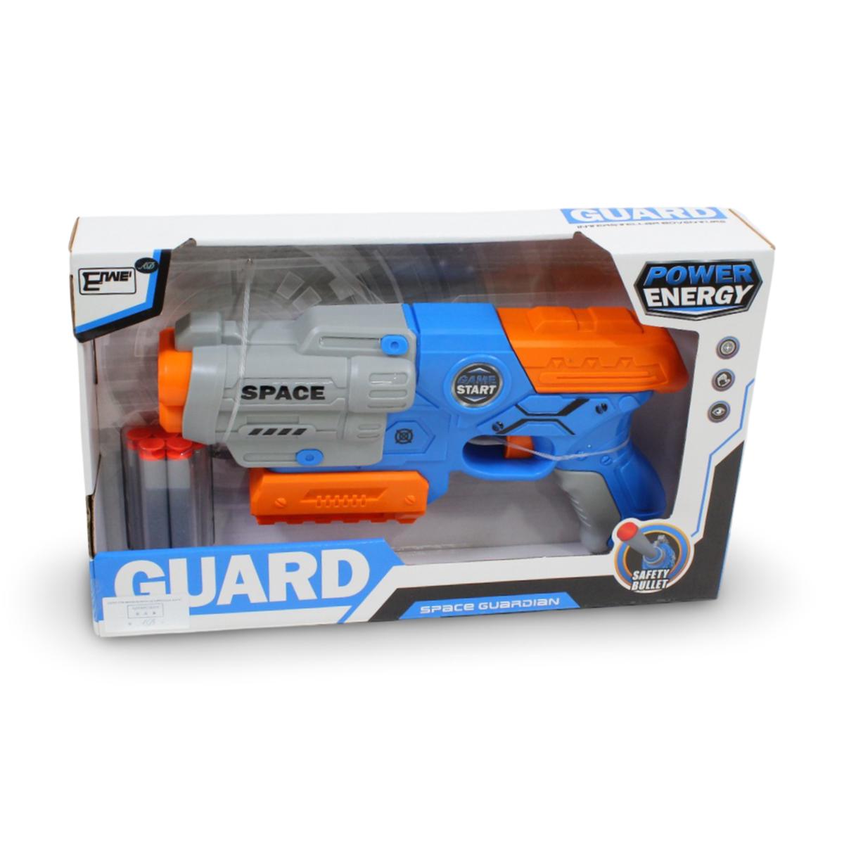 “Space Guardian” Foam Dart Blaster Toy Gun Blue