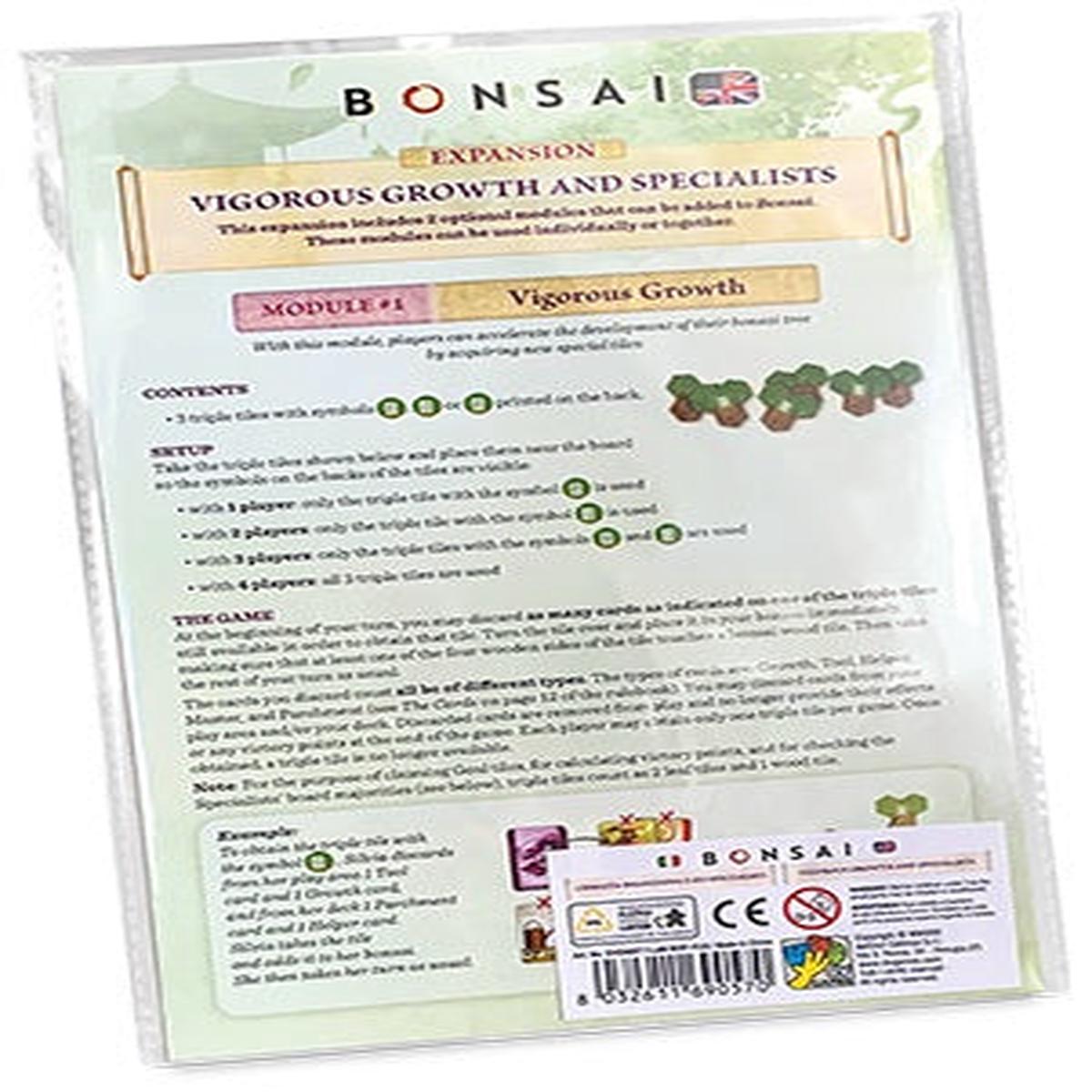 Bonsai: Vigorous Growth and Specialists