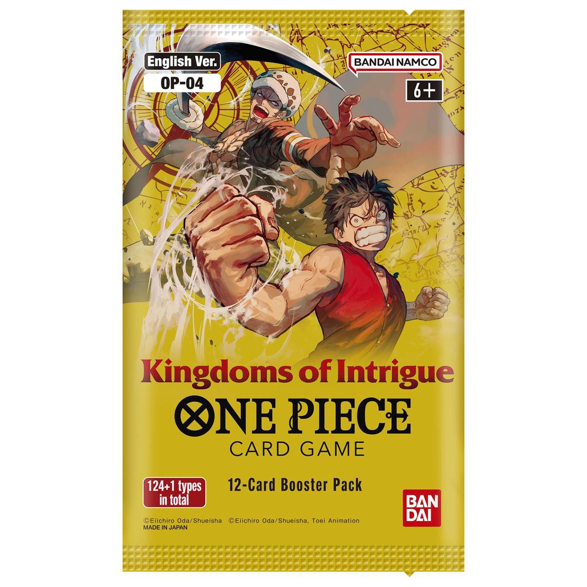 Bandai One Piece Kingdom Of Intrigue Card Game Booster Pack