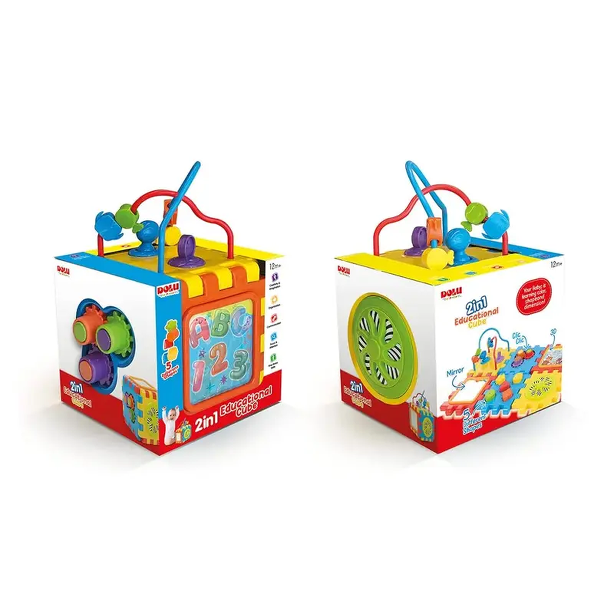 2 in 1 Educational Cube 038 Puzzle