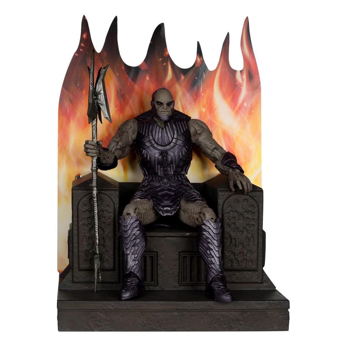 Zack Snyders Justice League DC Multiverse Mega Action Figure Darkseid with Throne (Gold Label) 24cm