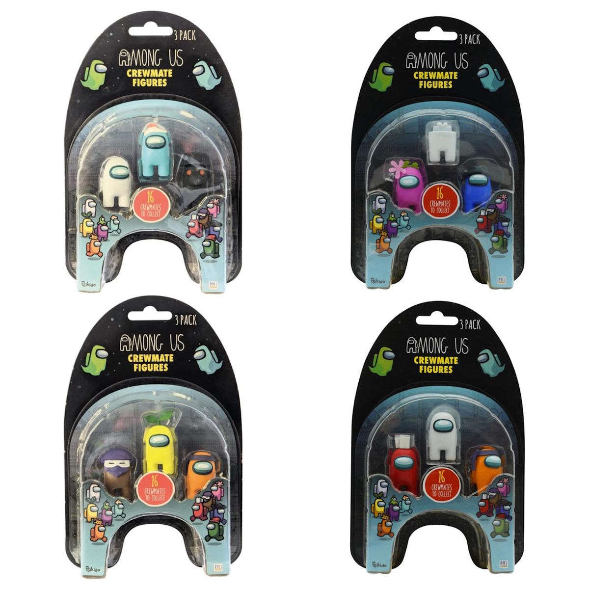 Among us Series 1 Crewmate Figures 3 Pack – Set of 4