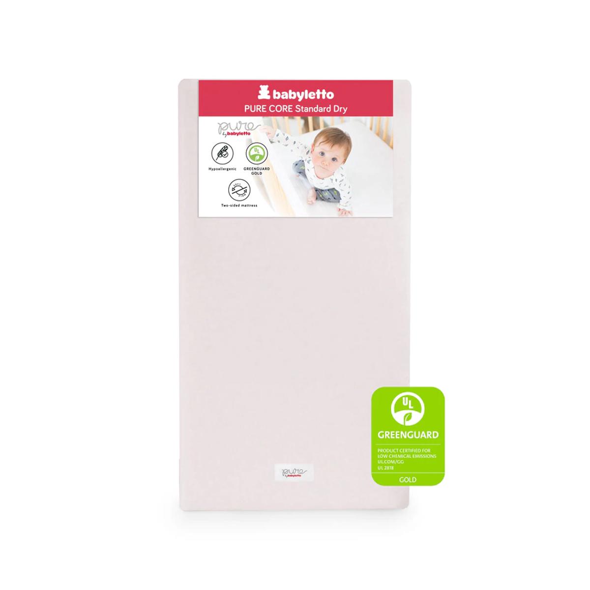 BABYLETTO Pure Core Non-Toxic Crib Mattress with Dry Waterproof Cover (15% off)