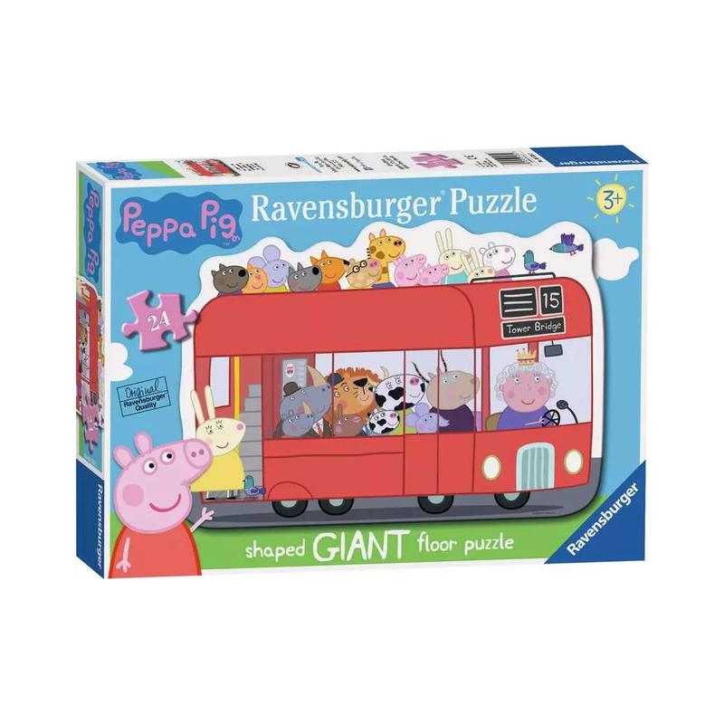 05530 Childrens Jigsaw Puzzle Peppa Pig London Bus – 24 Pieces Puzzle